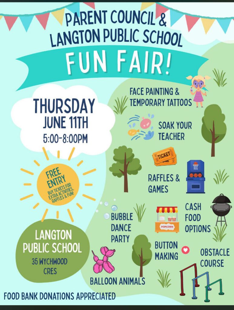 Poster advertising Fun Fair