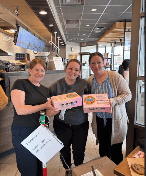 Huntsville and Gravenhurst Tim Horton's support area schools through the Smile Cookie Campaign
